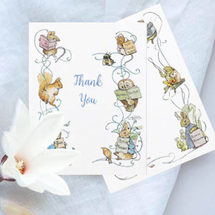 Classique Pierre le lapin Baby shower Merci