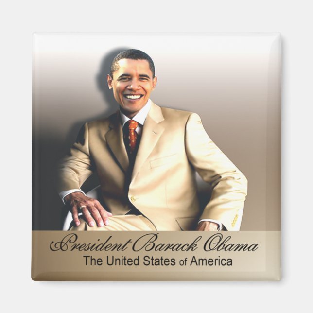 Classique - Président Obama Magnet (Devant)