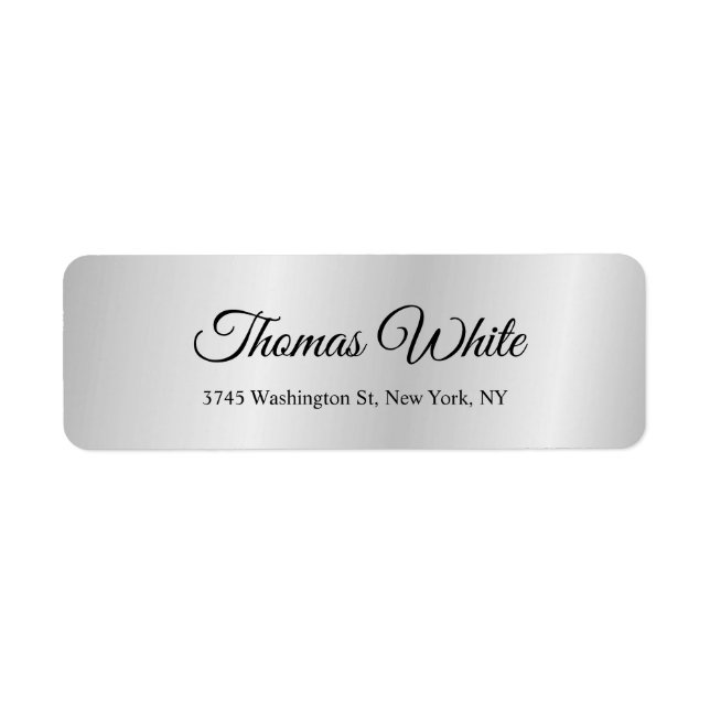 Classique professionnel gris argent clair (Devant)