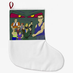 classmates anime inspired  large christmas stocking