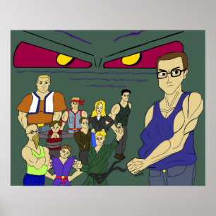 classmates anime inspired poster