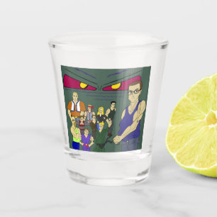 classmates anime inspired shot glass