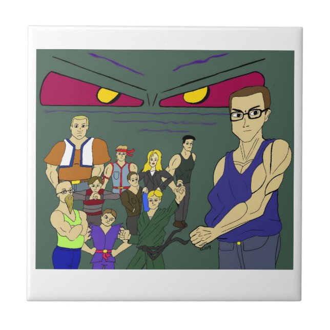 classmates anime inspired  tile (Front)