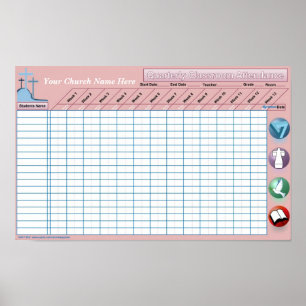 Classroom Attendance Wall Poster