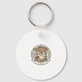 Classroom Decor Cat Classroom Decor Cat Vintage Ve Keychain
