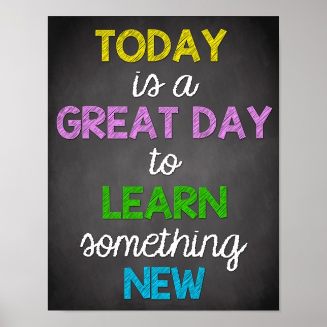 Classroom Decor, Classroom Quotes, Inspirational Poster (Front)