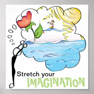 Classroom Kids Imagination Poster