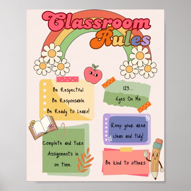 Classroom Rules Poster (Front)