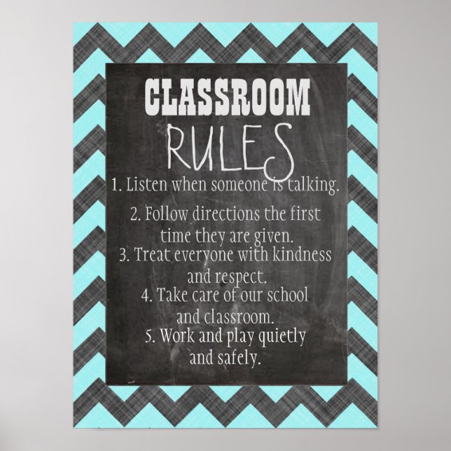 Classroom Rules Poster (Front)