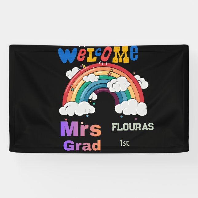 Classroom Sign | Grade 1–10 School Door Decor | Ba (Horizontal)