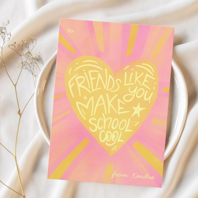 Classroom Valentine’s Day Card for school friends  (Creator Uploaded)