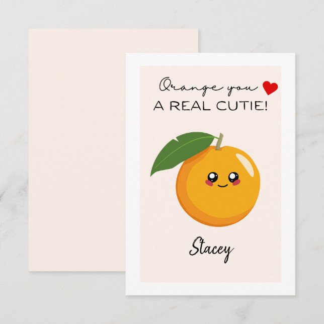 Classroom Valentine "You're a Real Cutie" (Front/Back)