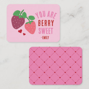 Classroom Valentine's Day Berry Sweet Card
