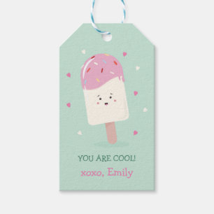 Classroom Valentine's Day Cool Popsicle Gift Tag
