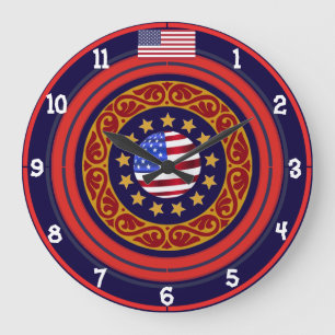 Classy Americana Wall Clock