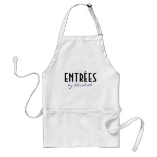 Classy and Customizable Apron with Polka Dots
