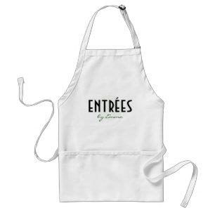 Classy and Customizable Apron with Polka Dots