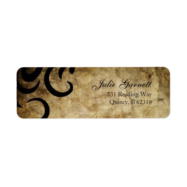 Classy and Sophisticated Swirl Fluer (Front)