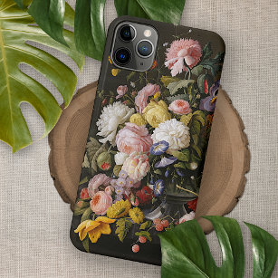 Classy Antique Floral Still Life Fine Art Painting iPhone X Case