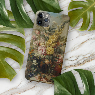 Classy Antique Floral Still Life Fine Art Painting iPhone XR Case