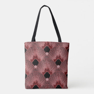 Classy Art Deco Fan Design Tote Bag