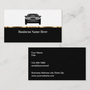 Classy Automotive Business Card Template