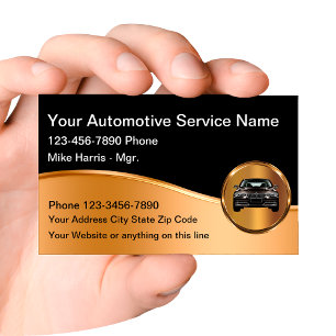 Classy Automotive Business Design Card