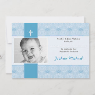 CLASSY BAPTISM INVITES :: pretty 1L