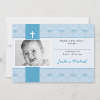 CLASSY BAPTISM INVITES :: pretty 1L