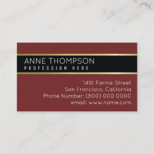classy basic business_card for any profession business card