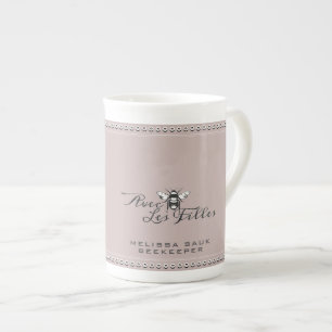 Classy Beekeeper Bone China Apiary Mug Vintage Bee