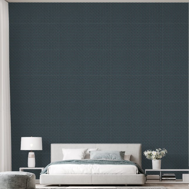 Classy Blue Black Designer     Wallpaper (Bedroom)