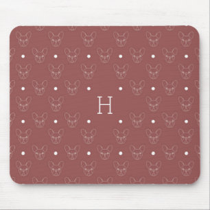 Classy Boston Terrier/French Bulldog Mousepad