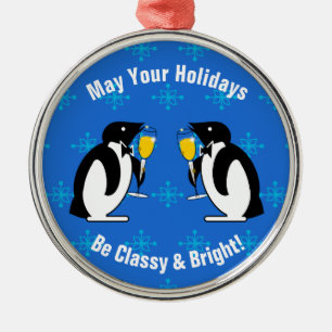 Classy & Bright Metal Ornament