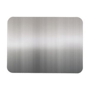 Classy Brushed Aluminum Magnet