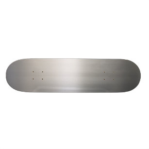 Classy Brushed Aluminum Skateboard