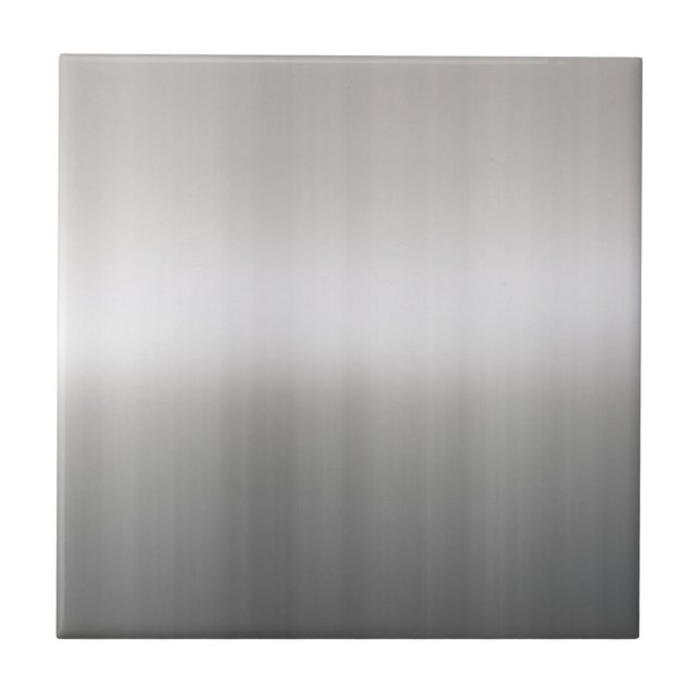 Classy Brushed Aluminum Tile (Front)
