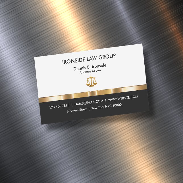 Classy Business Card Magnets For An Attorney (Creator Uploaded)