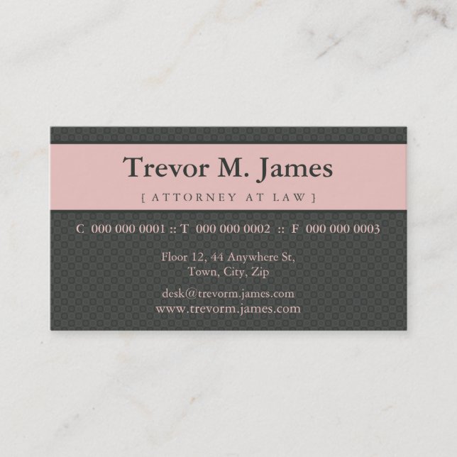 CLASSY BUSINESS CARD :: stately 6L (Front)