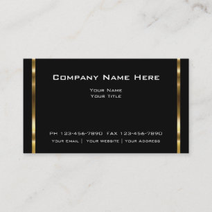 Classy Business Cards
