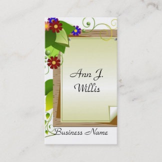 Classy Business Occupations Professional Business Card