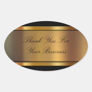 Classy Business Thank You Stickers
