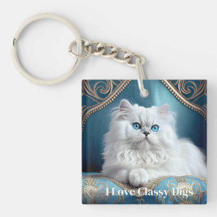 Classy Cat  Keychain