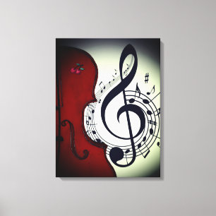 CLASSY CELLO ROCKABILLY ART PRINT