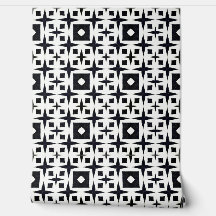 Classy Chic Black and White Geometric Deco Modern
