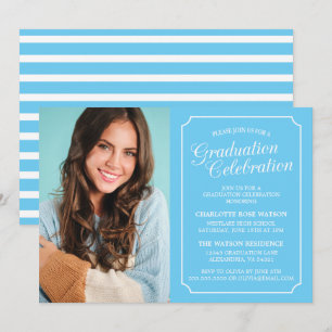 CLASSY CHIC ELEGANT GRADUATION PARTY INVITATION