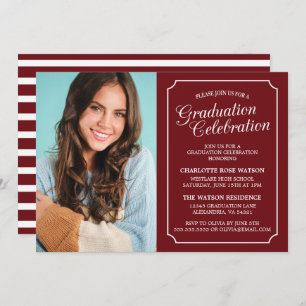 CLASSY CHIC ELEGANT GRADUTY INVITATION PARTI