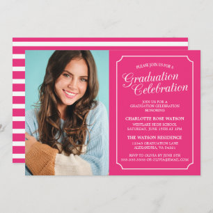 CLASSY CHIC ELEGANT GRADUTY INVITATION PARTI