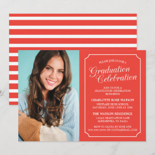 CLASSY CHIC ELEGANT GRADUTY INVITATION PARTI