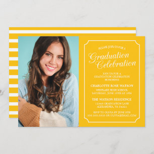 CLASSY CHIC ELEGANT GRADUTY INVITATION PARTI